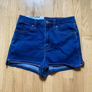 BDG pinup super high rise shorts